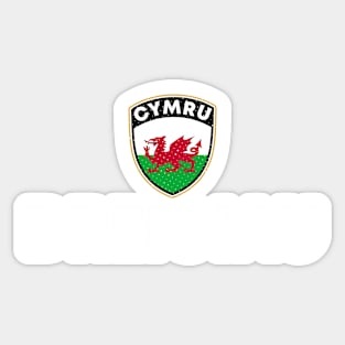 Dreigiau Wales Cymru Sticker